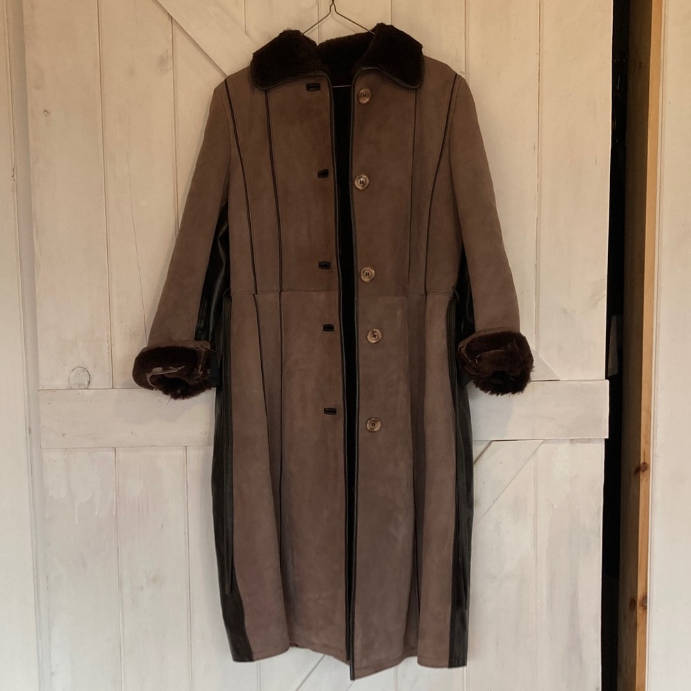 Long Shearling Coat Women’s M